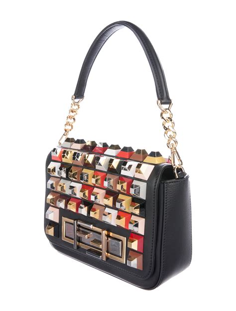 fendi spiked bag|fendi handbags.